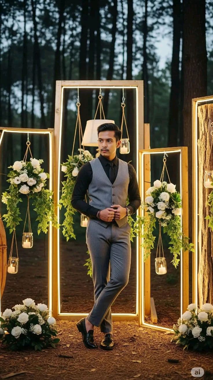 Shimmery Golden Bride-to-Be Decor