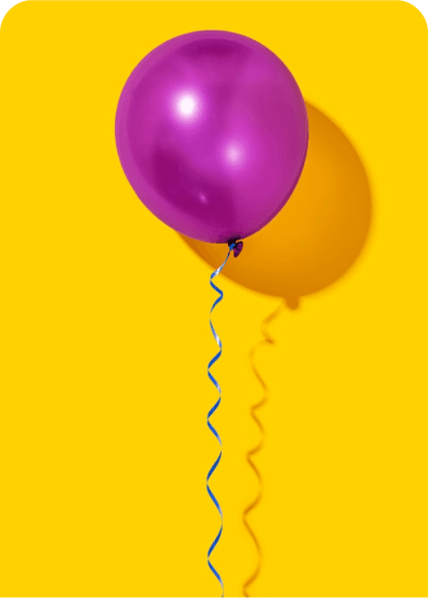 Blue Charm Birthday Balloon Bouquet