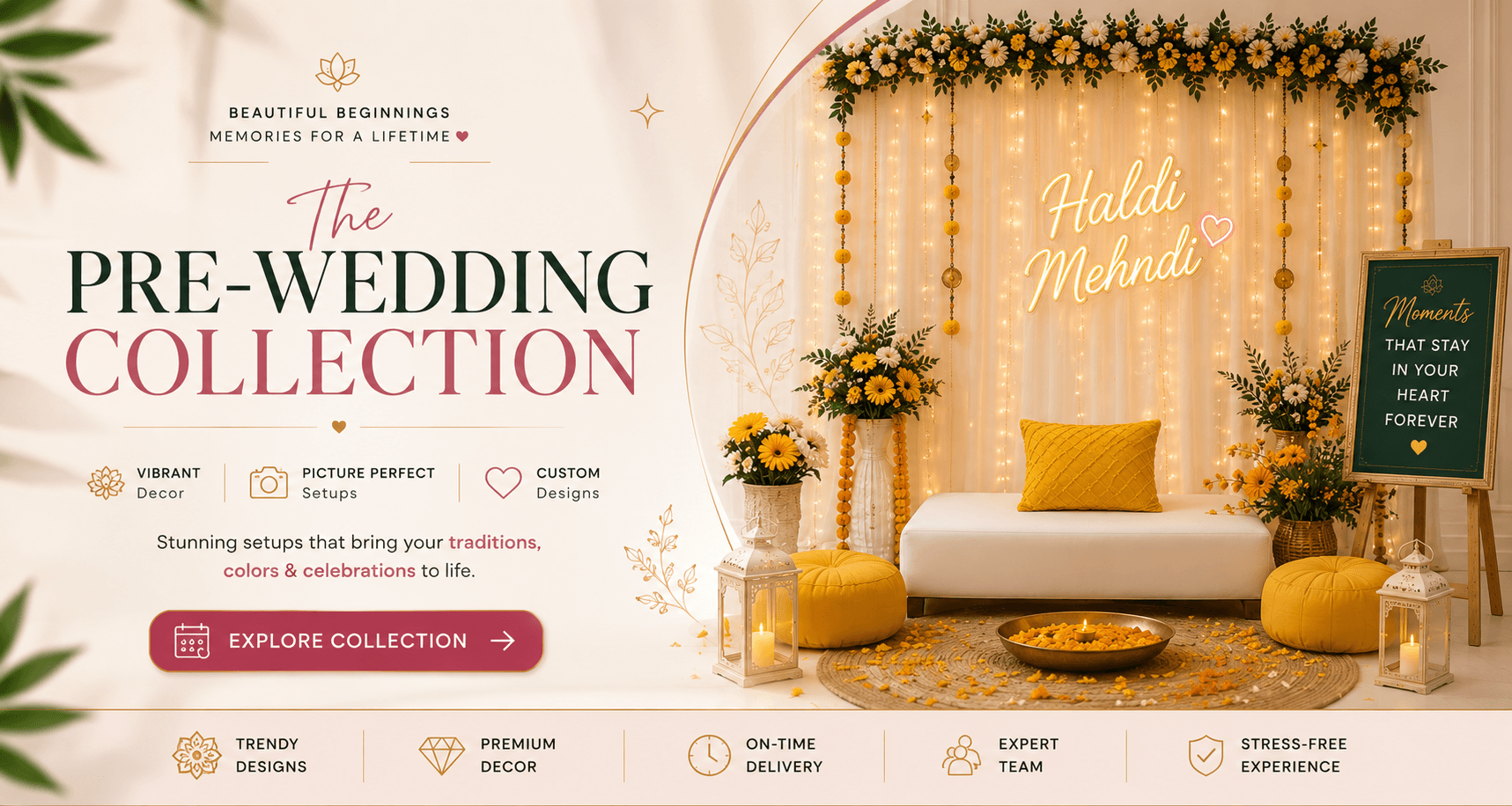 Pre-wedding collection banner