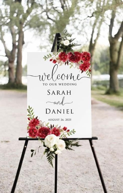 Reception decoration